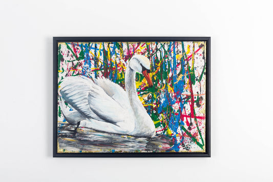 5. The Weston Super Swan (Limited Edition Framed Canvas Print)