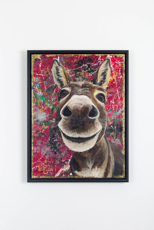 19. Scarborough - Boxing Day Donkey (Limited Edition Framed Canvas Print)