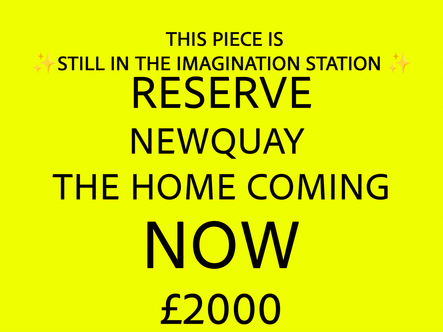 Newquay - Home Coming - Item ?